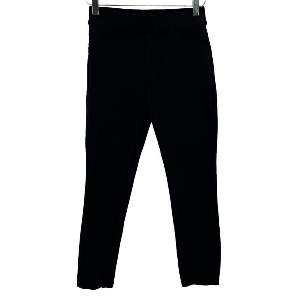 Spanx Women's Size Small Black Perfect Seamed Back Skinny Ponte Knit Pants